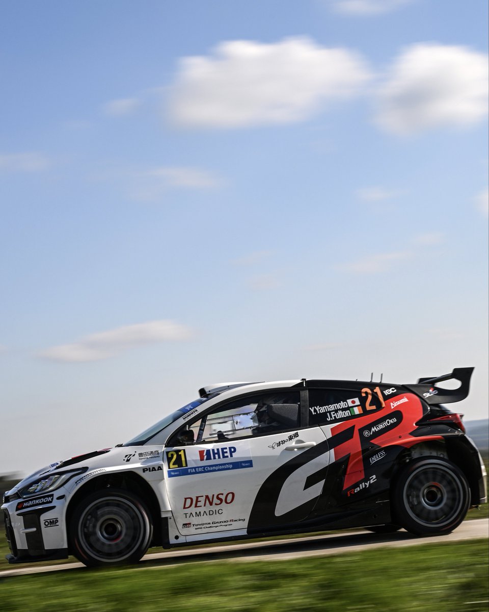 TGR_WRC_NextGen's tweet image. Ready to start @FIAERC Croatia 🇭🇷🙌

#ToyotaGAZOORacing #ChallengeProgram #GRYarisRally2