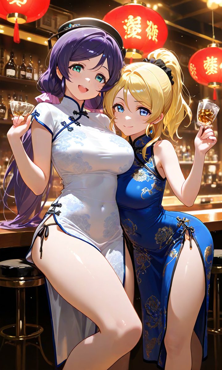 totokiki924's tweet image. チャイナドレスのぞえり
#AIart #ラブライブ