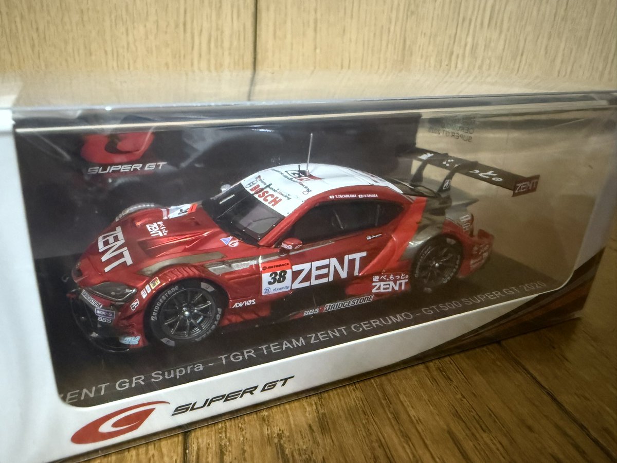 Spark 1/43 ZENT CERUMO GR SUPRA立川祐路ラストラン Spark 1/43 ZENT CERUMO GR SUPRA立川祐路ラストラン Spark