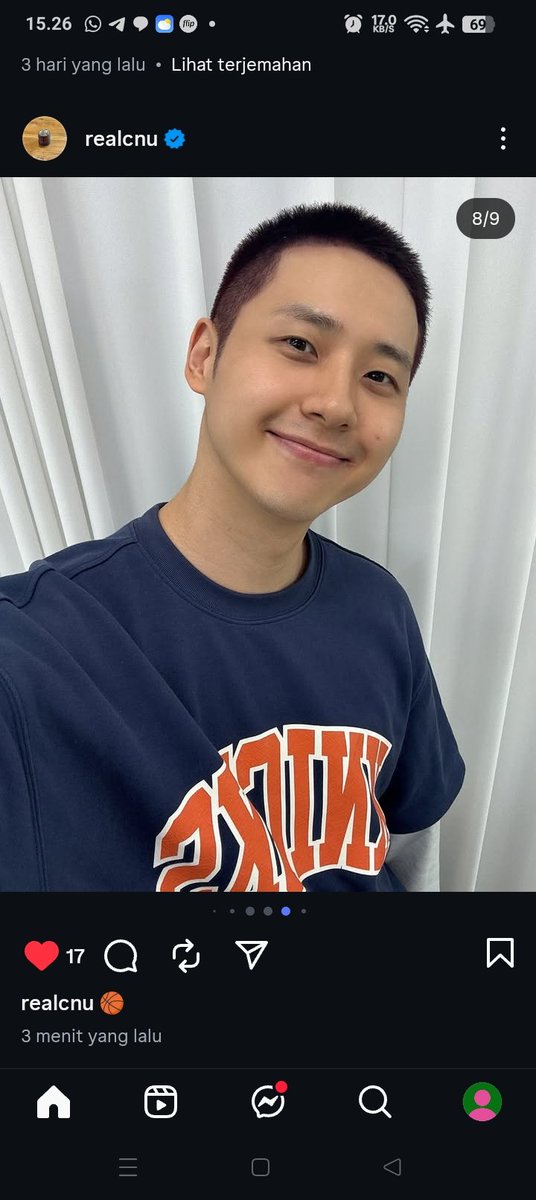 Kok CNU botak sih? Kaget bgt litereli