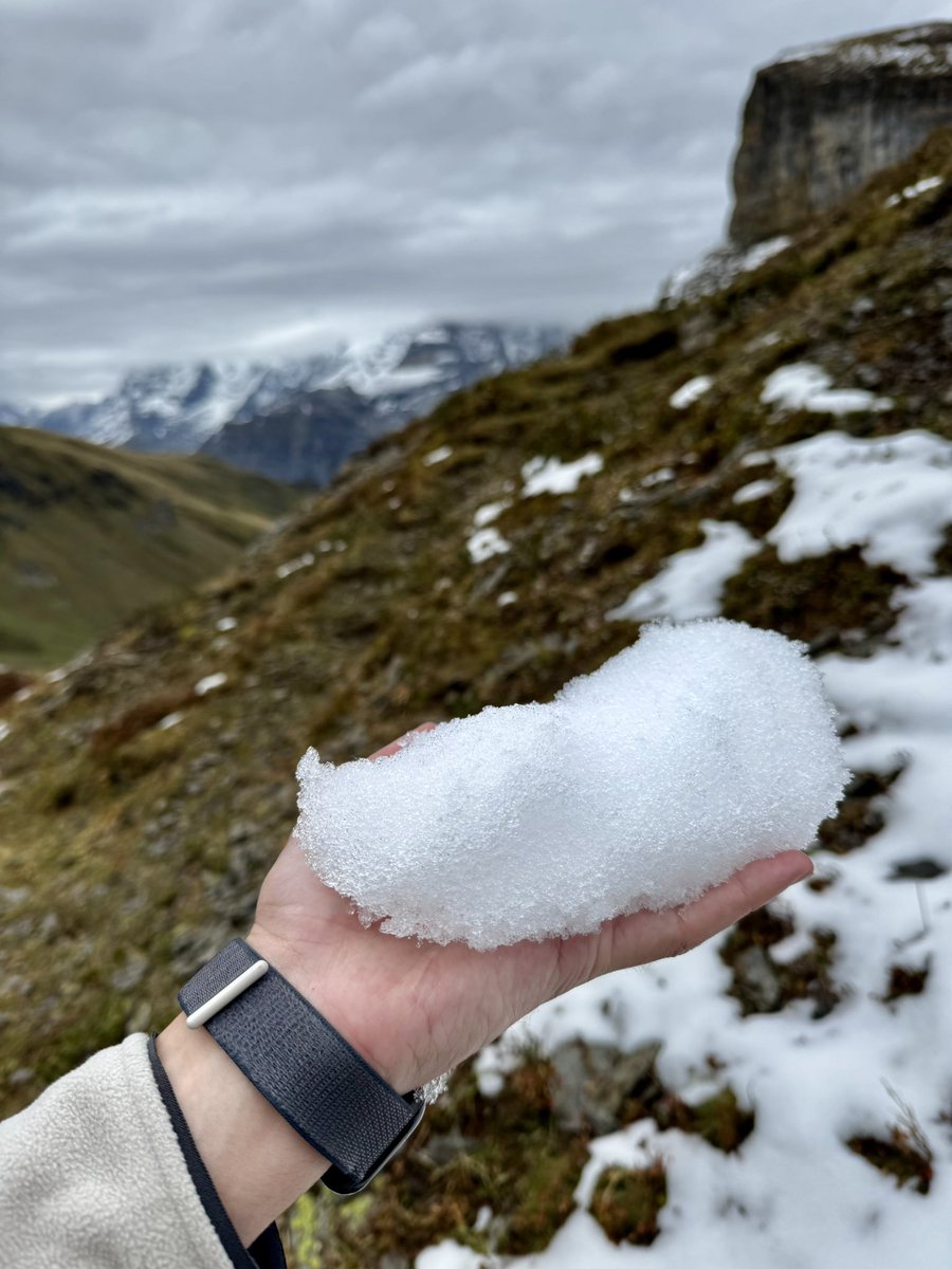 I mean… snow