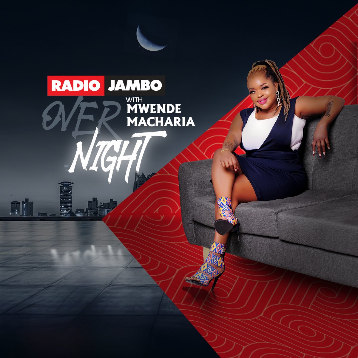 Jambo,

Queen Nimefika <a href="/RadioJamboKenya/">Radio Jambo</a> 

Sema Jambo!

Starting this Monday!!

#JamboMwende
#QueenoftheAirwaves