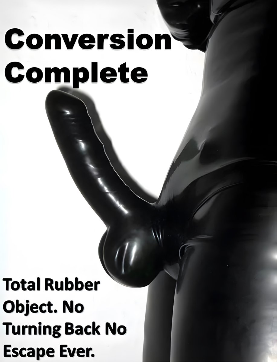 The BioLatex ™ had done it's job. On contact with the skin, the zips had dissolved and the rubber had melded with the flesh. The gimp was now permanently encased, there was no return. It was no longer a functioning human, it existed only as a servant to its owner.