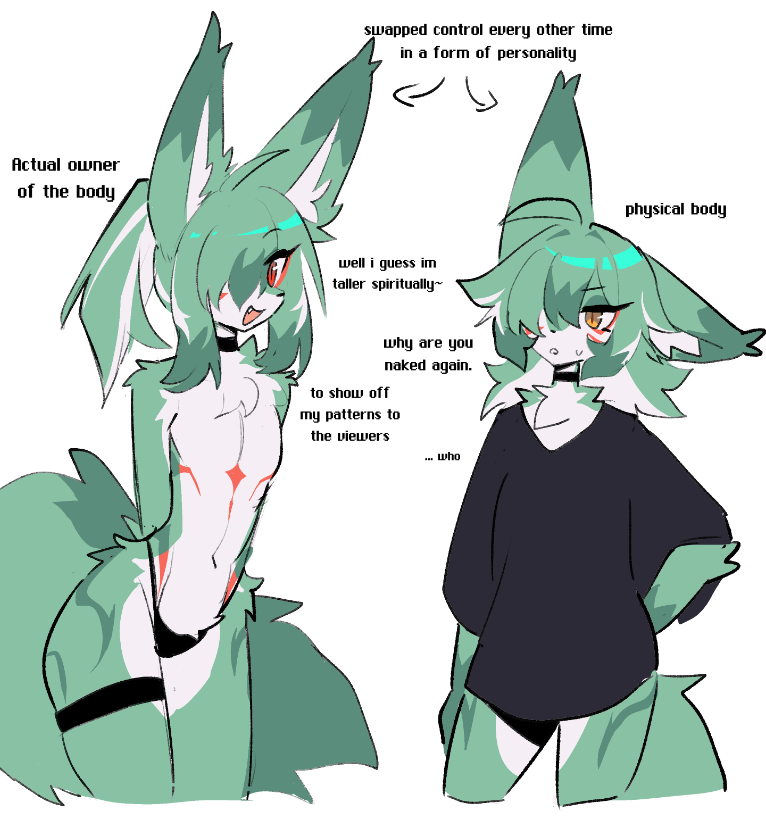 that one character i redesigned recently meow