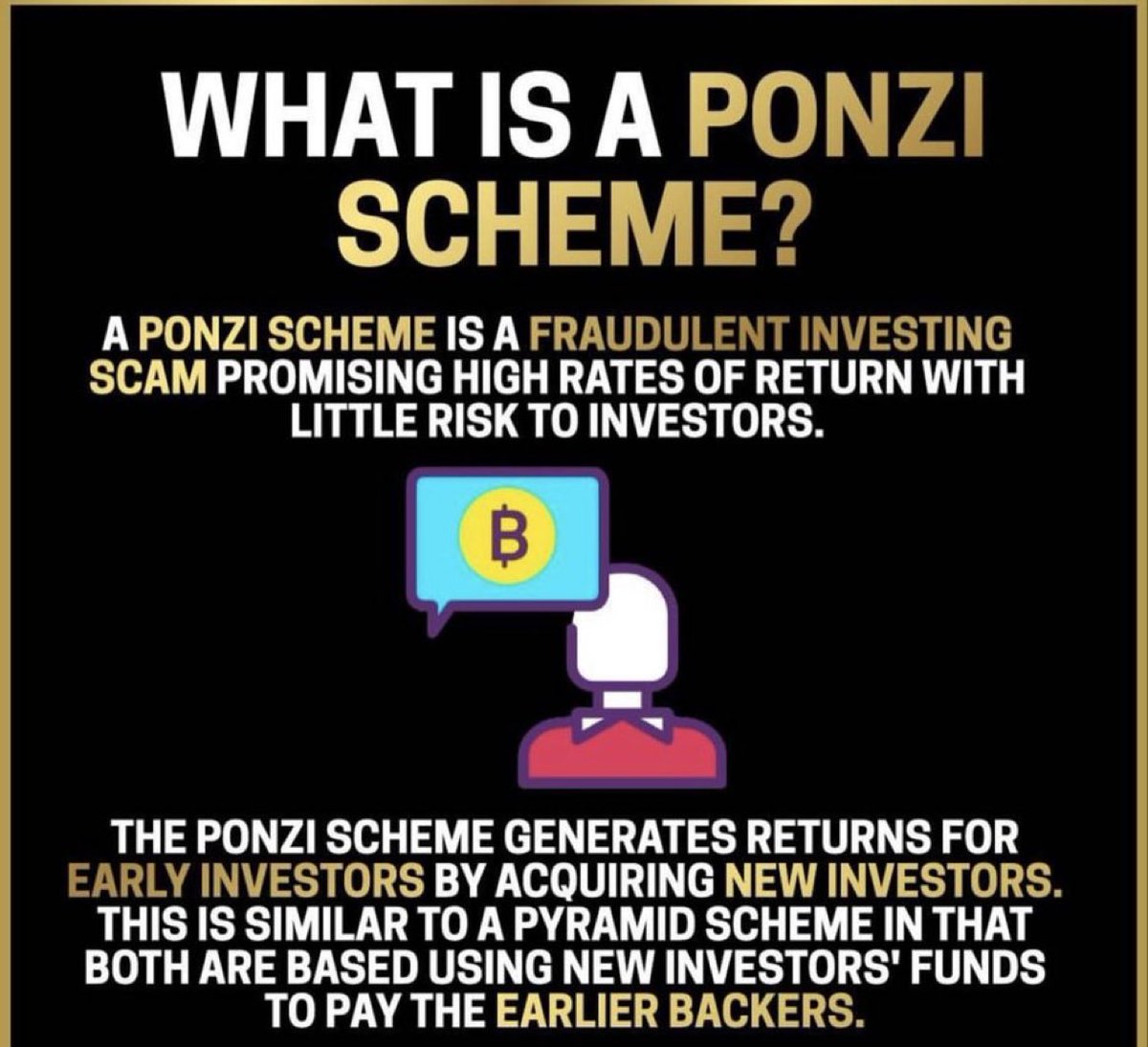 mosheyagami's tweet image. Scammers often allow little withdrawals to gain your trust, then ask you to deposit more don’t fall for it.
#PyramidScheme #CryptoScam #CryptoHelp #Fraud #USNews #California #NewYork #CyberCrime #FraudPrevention #Phishing #RomanceScam #ScamWarning #AHOF #beware #Scammers #Scam,,,