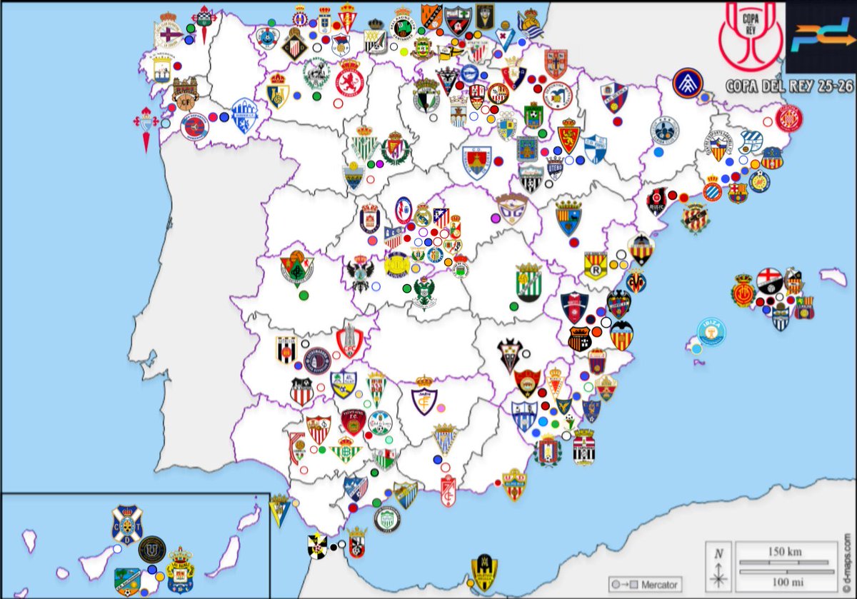 All the teams in this year's Copa del Rey this year.

It's a truly beautiful competition where village sides can host giants 

📷 - <a href="/PasionCopera/">Pasión Copera 🏆</a>