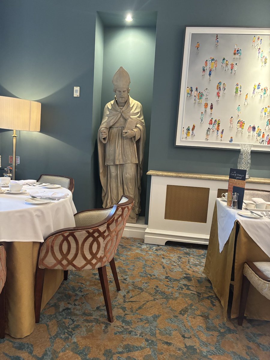 What’s he doing here?