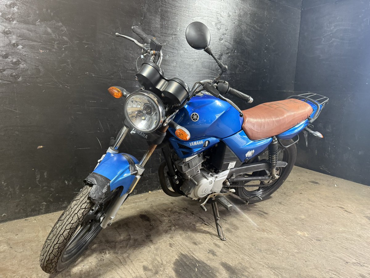 YBR125 少走行 エンジン好調 青カラー