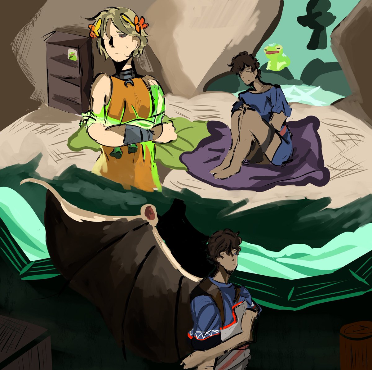 BiBiuksha's tweet photo. #waxwitchweek day 4 and 5 because theyre lowkey connected https://t.co/aU7wcajZPM