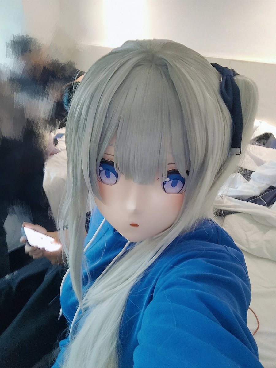 好累……
（只会拍大头
#kigurumi #月雪宫子 #BlueArchive