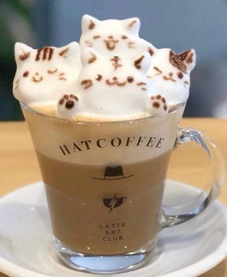 The cutest latte art