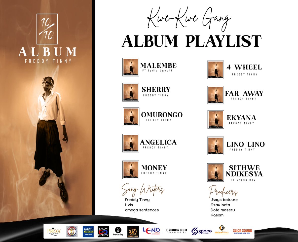The full playlist from the 10/10 album by <a href="/FreddyTinny/">Freddy Tinny 0fficial</a>, played during yesterday’s listening party at Ngabu Hotel, was pure magic.

Rwenzori — if we continue to show the same heart and support we gave Freddy Tinny, we’re definitely on the right path.

#JahBless