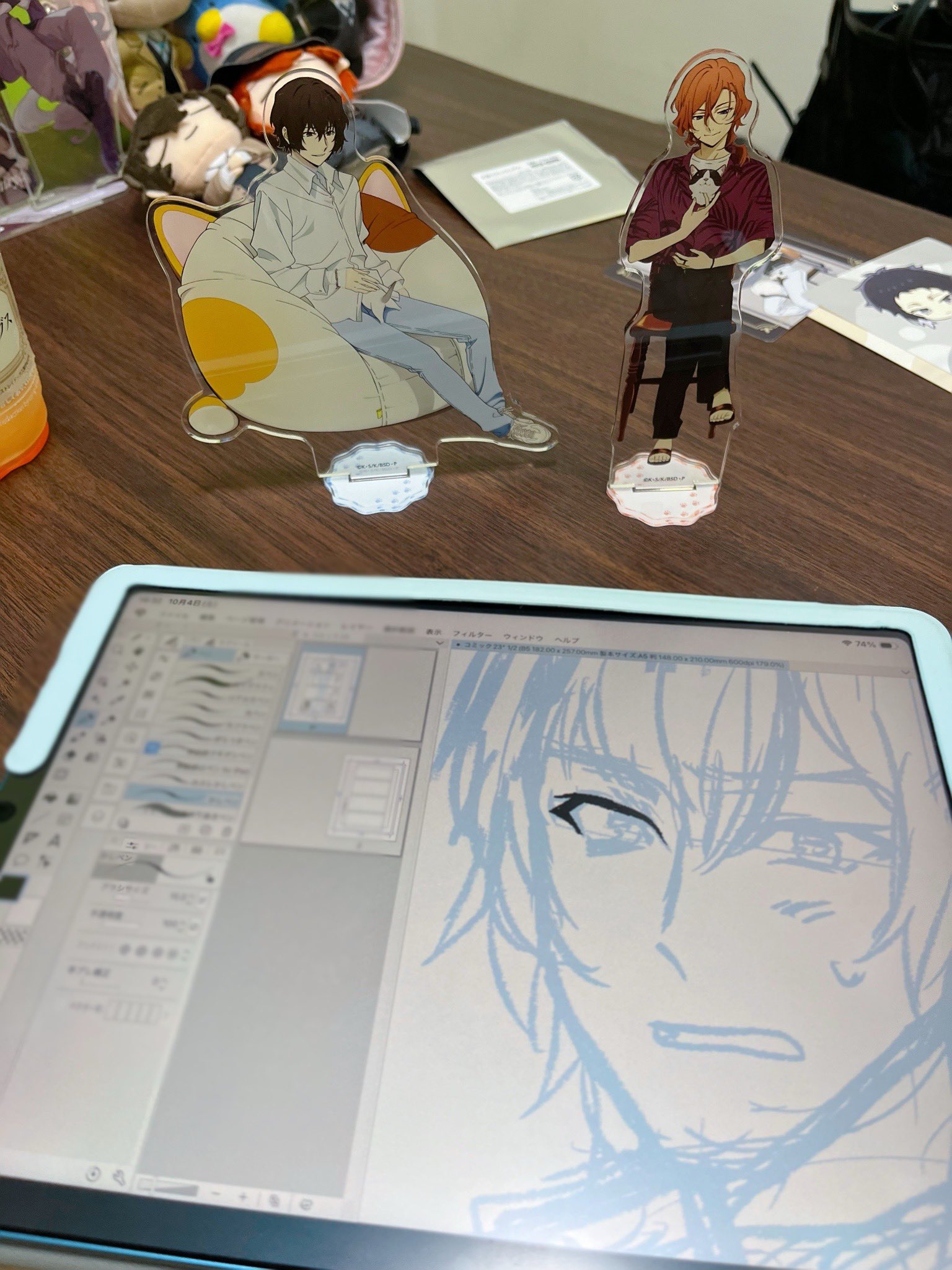 おとうふ様　らぶぶ　おまとめ Atooshi アクリルキーホルダー（おかげさま） | ねころぶ