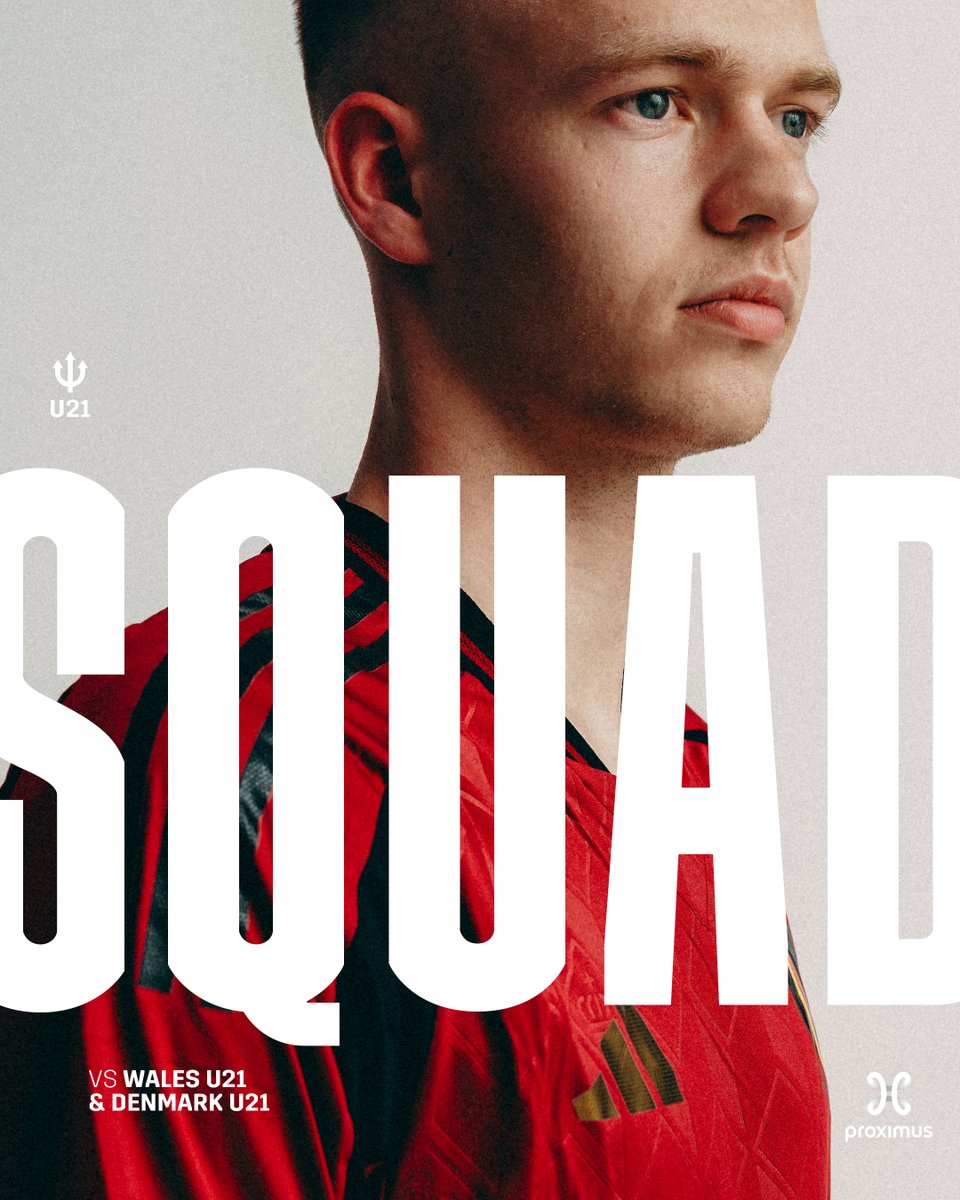 RoyalBelgianFA's tweet image. A crucial double clash ahead for our Young Devils! 🏴󠁧󠁢󠁷󠁬󠁳󠁿🇩🇰 #U21

#ProximusPresents