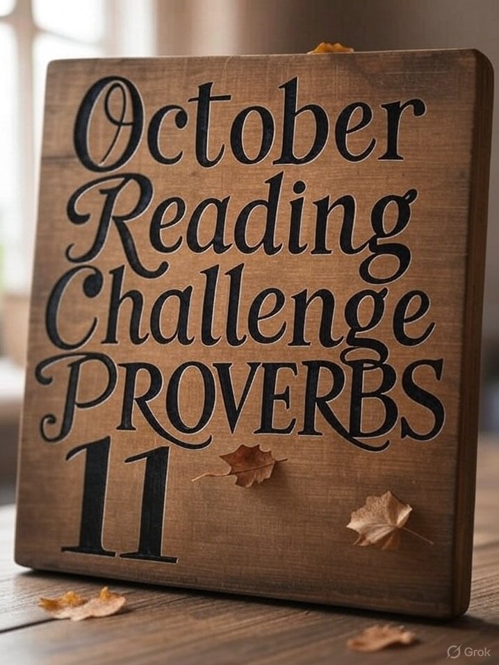 creatorclues's tweet image. OCTOBER READING CHALLENGE

Please like and share, make it go far and wide.

Post your favorite verse from the chapter of the day.

A PROVERB-a-DAY !!!

October 11 = Proverbs 11

#Bible #Scripture #Wisdom