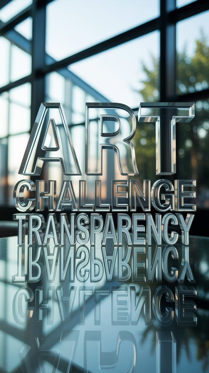 🎨✨ AI ART CHALLENGE: TRANSPARENCY ✨🎨

Theme: Glass, water, clear plastic, reflections. Let light pass through your scene.

💙 Like
🔁 Repost
👥 Tag your friends

Top 3 artworks with the most likes in 24h will be revealed tomorrow.