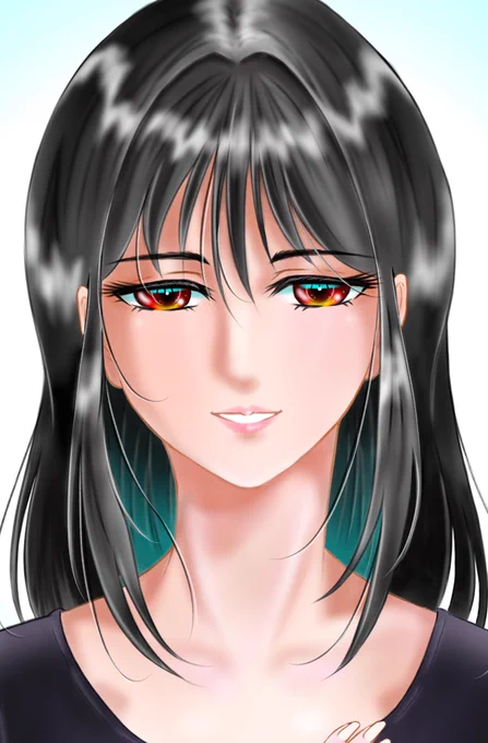 #このタグを見た人が黒髪の創作キャラ貼ってくれる タグをお借りします。 黒髪2、3年前のなら 有ります! 再掲ですが…