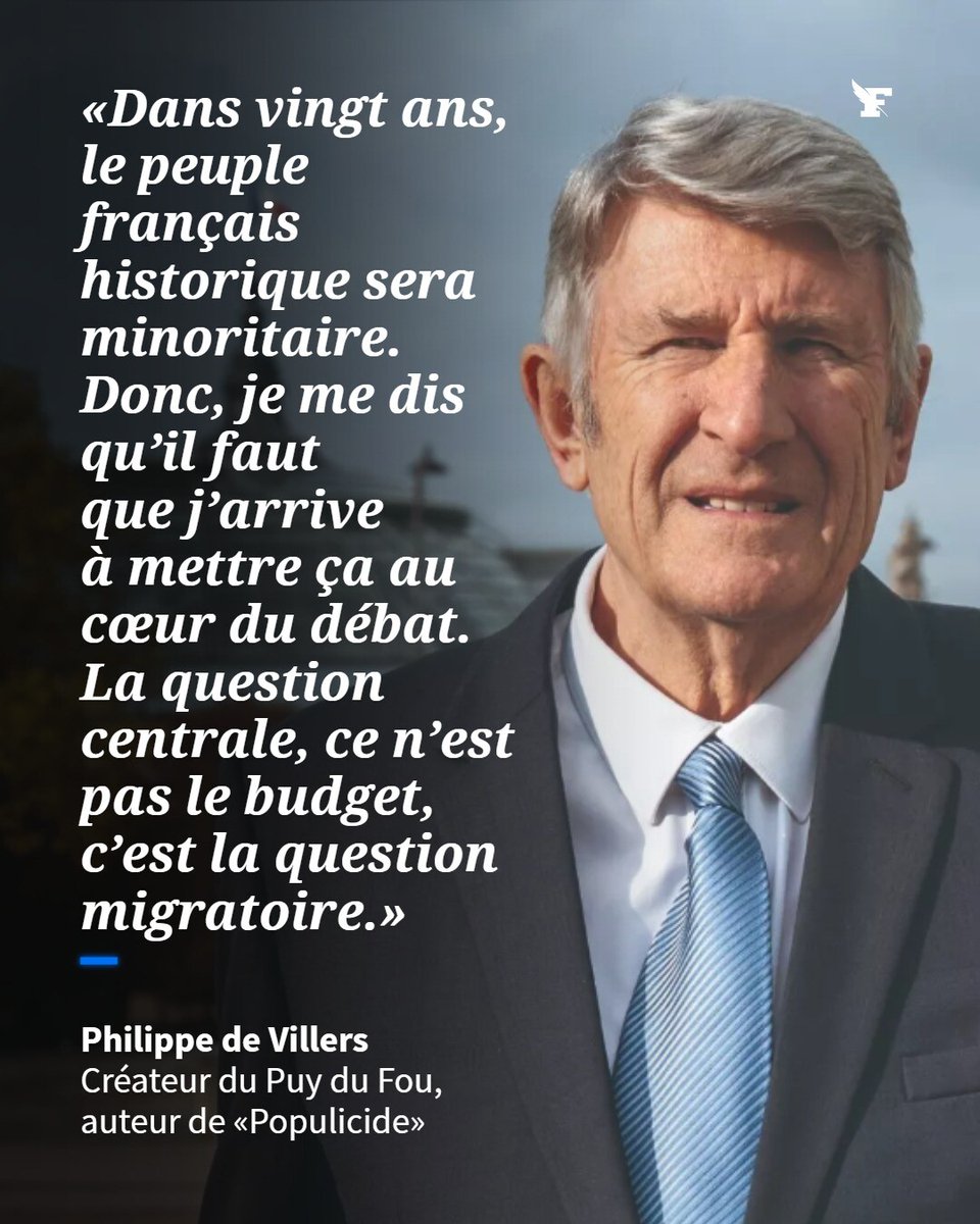 Condamnez-vous de tels propos de Philippe de Villiers ?
A. Oui
B. Non

✨ Merci pour vos 77 000 suivis sur 𝕏 🇫🇷