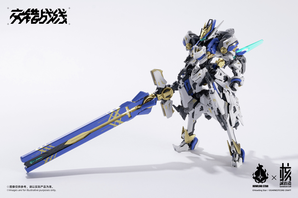 kotobukiyas's tweet photo. 【締め切り迫る💨】
『交錯戦線（ダイブロスコア）』「機神 コラーダ」！

全装備時の全長（エフェクトパーツ含む）は、迫力の約50ｃm！
設定どおりの色分けがされており、素組みのみで美しい仕上がりをお楽しみいただけます。

■紹介ブログ　https://t.co/Q6M3NRKM2m
■製品ページ　https://t.co/KDvs9iRazO