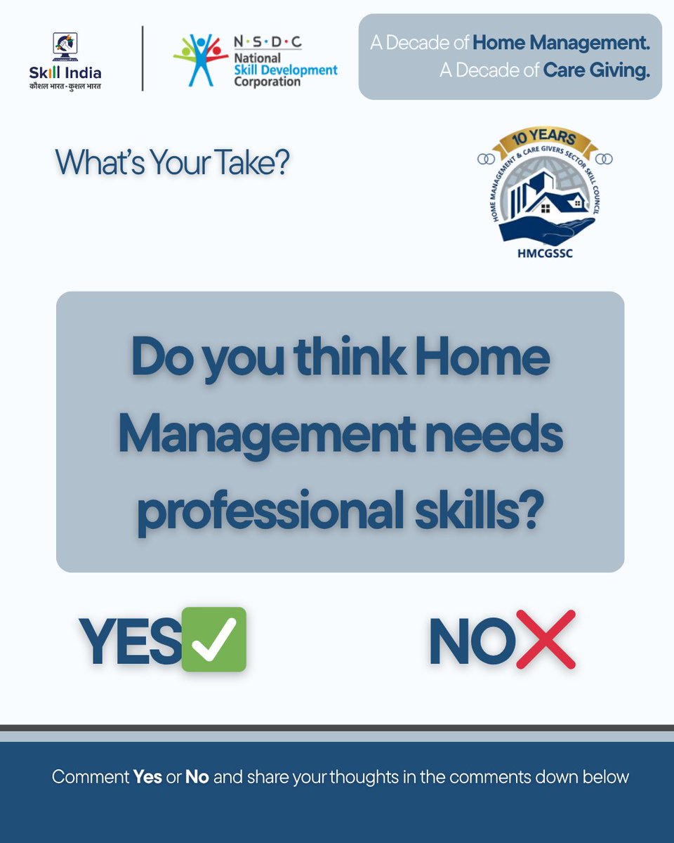 Do you think Home Management needs professional skills?
Comment Yes ✅ or No ❌ and share your thoughts in the comments below!
We’ll be sharing our take after the poll results are in. 💬