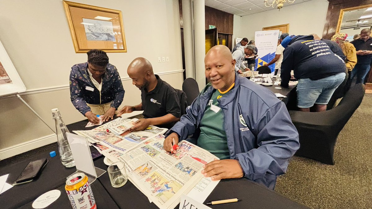 ilo_pretoria's tweet image. The training with #MSME’s in Construction sector, in George kicks off!
Through Decent work in Construction Project they will learn how decent work drives productivity, fairness &amp;amp;sustainable growth🚧👷🏾👷🏾‍♀️
#decentwork