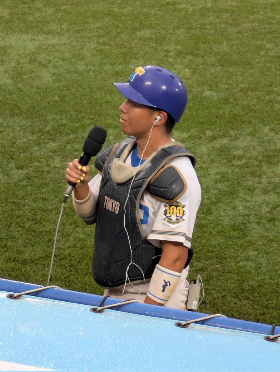 UTNP's tweet photo. 【速報】六大学野球、東大が勝利
今日神宮球場で行われた東大対慶大の1回戦は、東大が6-3で勝利しました。1回に先制を許したものの、4回に明石選手の走者一掃の三塁打などで東大が一挙5得点し逆転。その後も危ない場面はあったものの継投で逃げ切り先勝しました。
明日11時より2回戦が行われます。