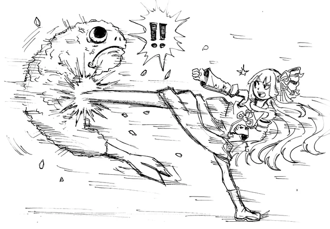 落書き やでキック🍤💥🦶 