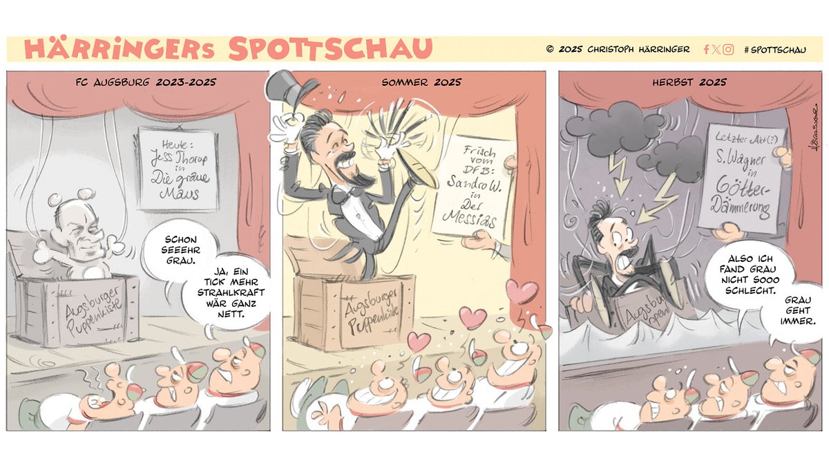 Nr. 1330 #bundesliga #fcaugsburg1907
spottschau.com

Hier gibt's das neue Spottschau Jahrbuch 2025:
spottschau.company.site/Härringers-Spo…