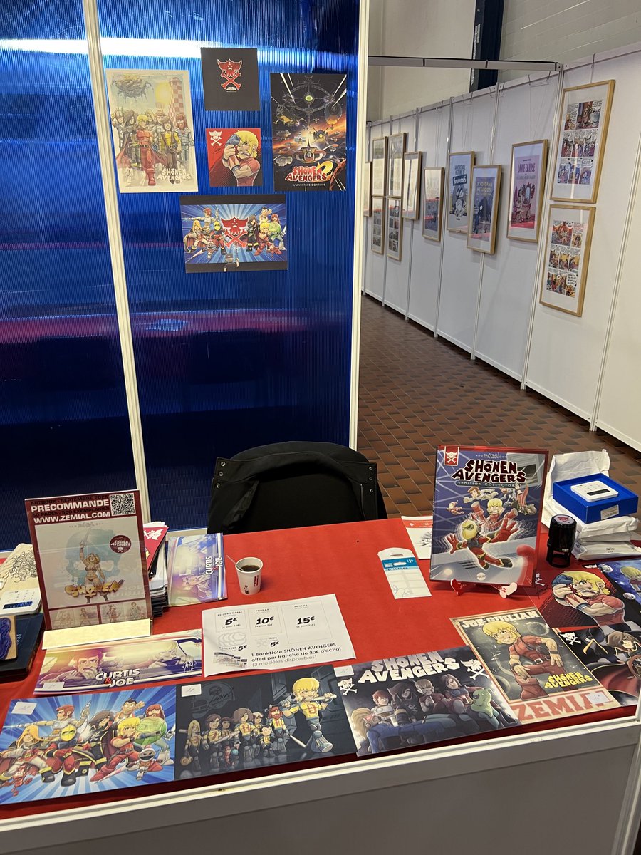 Ouverture du festival BD de Chambéry dans 5min. Ca me paraît bien comme ça, qu’est-ce que tu en penses ?