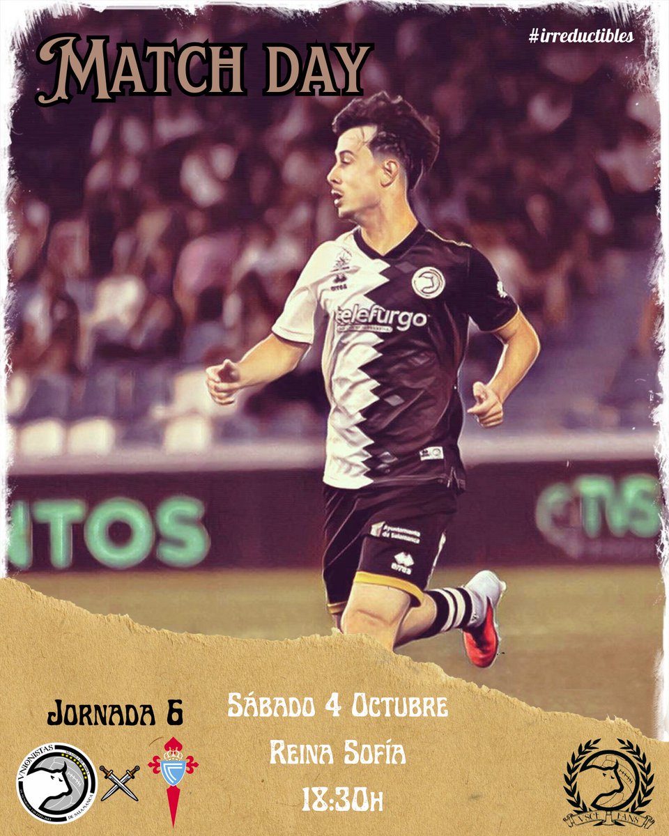 ¡¡¡ DÍA DE PARTIDO!!!

🏴🏳️🏴🏳️🏴🏳️🏴🏳️🏴

<a href="/UnionistasCF/">Unionistas de Salamanca CF</a>
🆚
<a href="/CanteiraCeleste/">Canteira Celeste</a>

🗓️: 4 Octubre  

🕛: 18:30

🏟️: Reina Sofía 

 #irreductibles