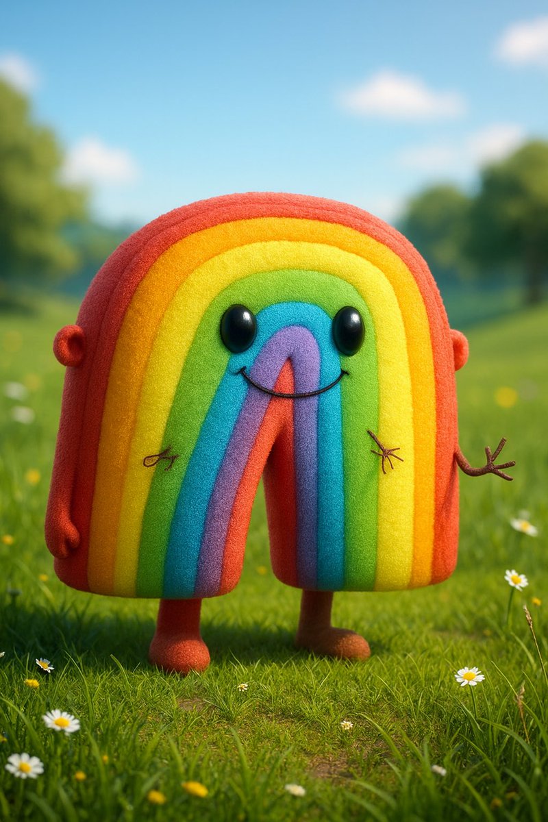 Meine Tochter eine Figur gemalt. Dank ChatGPT ist es nun ein ganzer Charakter.❤️ Sie ist begeistert und hat ihn „Gaggi“ getauft.