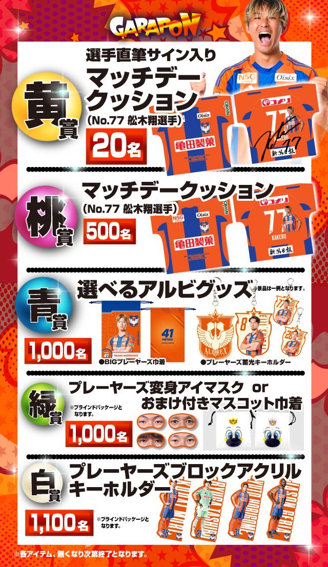 y_u4mj's tweet photo. ガラポン（岡山戦）
【譲】　桃　白23
【求】　定価

#albirex https://t.co/NBZNMwLm2d