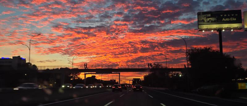 Atardecer por Madrid