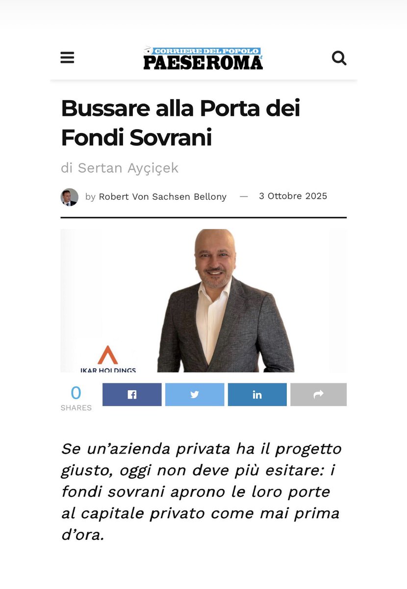 Bussare alla Porta dei Fondi Sovrani di Sertan Ayçiçek