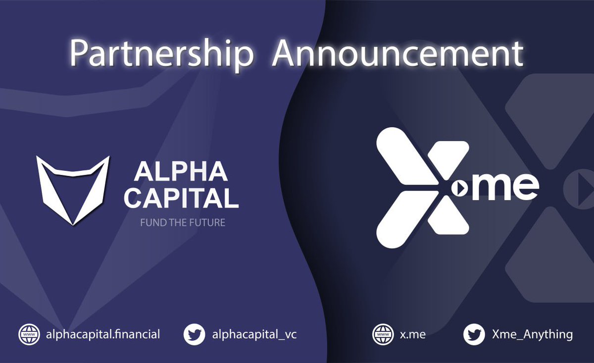 alphacapital_vc's tweet image. ⚡️Congratulations and lets celebrate together ⚡️

🚀 Partnership Announcement

We are thrilled to announce a strategic partnership with @Xme_Anything!

As a leading crypto VC with over 10 years of experience and $450M AUM, Alpha Capital is joining forces with the &quot;TikTok of Web3&quot;…