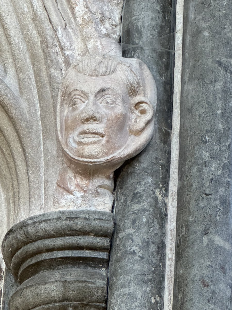 Springborn21's tweet image. “What’s your favourite thing to carve?”
“Ears”
“Must be frustrating as we wear hoods in medieval times”
“Nah”