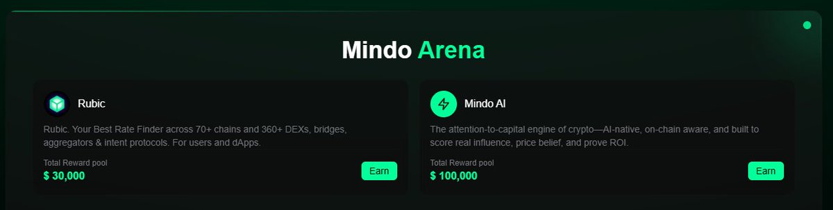 thanhpq0112's tweet image. #CryptoRubic and #MindoAI are redefining Web3, merging cross-chain efficiency with the intelligence of AI-driven influence.

Rubic, the leading aggregator, scans DEXs to deliver the fastest and cheapest swaps, seamlessly bridging ecosystems like Ethereum and BNB Chain. Its SDK…
