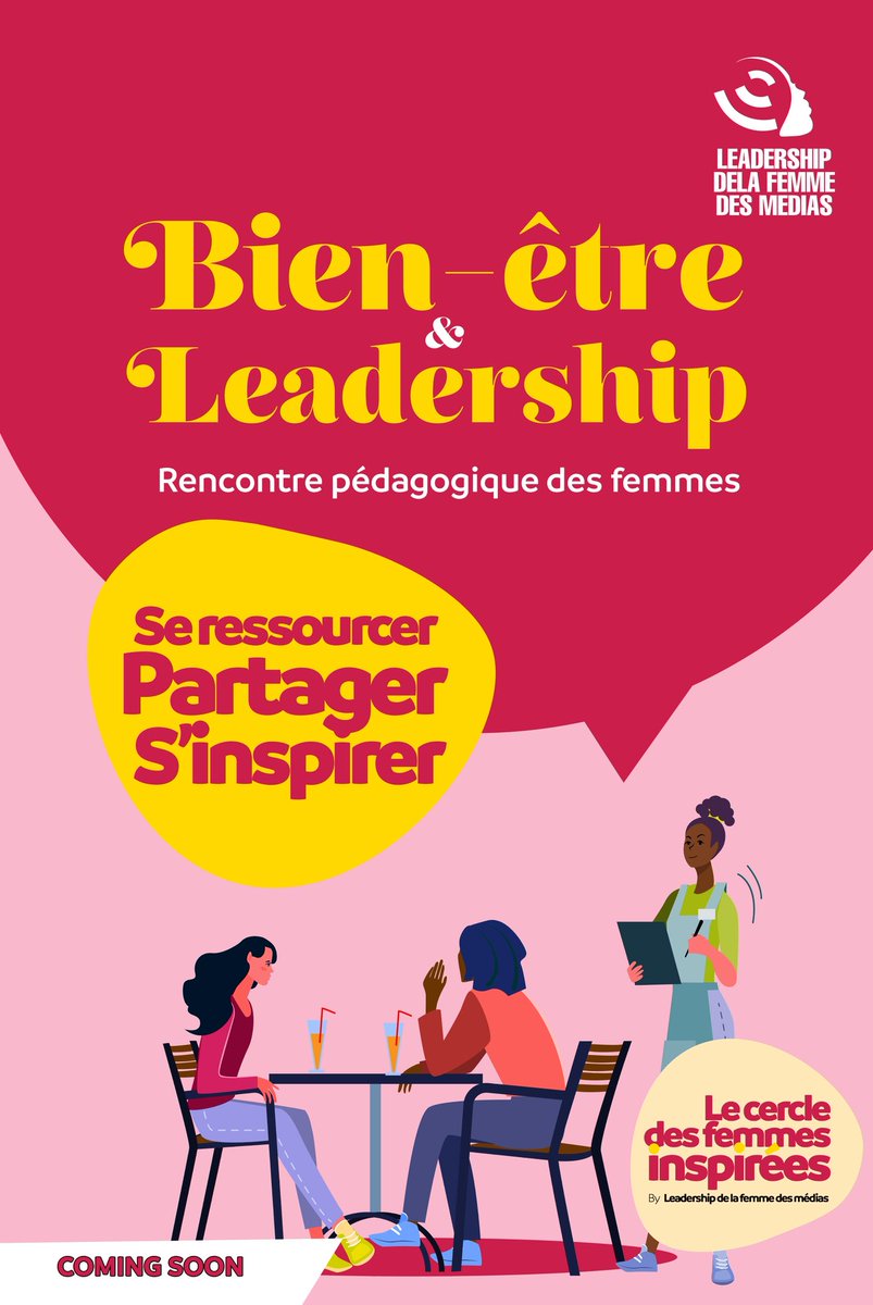 ✨ Bien-être &amp; Leadership ✨

LFM lance “Le Cercle des Femmes Inspirées” 🌸
Un espace pour :
💫 Se ressourcer
💫 Partager
💫 S’inspirer

📌 𝑵𝑶𝑽𝑬𝑴𝑩𝑹𝑬
Rendez-vous bientôt ✨

#LeadershipFéminin #BienÊtre #FemmesInspirées #LFM