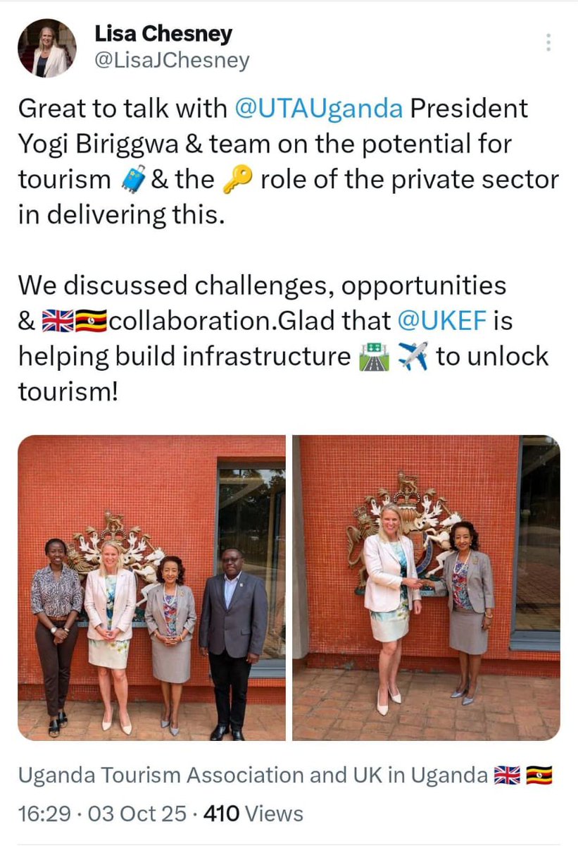Uganda Tourism Association tweet media