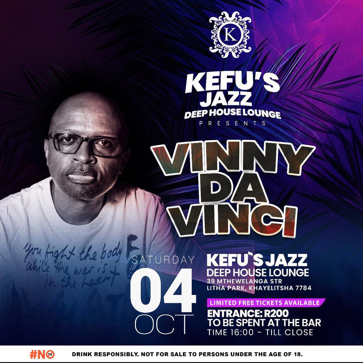 VinnyDaVinci's tweet image. GIG UPDATE!!!
Saturday 04 October 2025
📍 WILD WATERS COMPLEX Boksburg GP
📍 KEFU’S JAZZ LOUNGE Khayelitsha WC
#SpringVibes
REPOST & SPREAD DA LOVE!!!