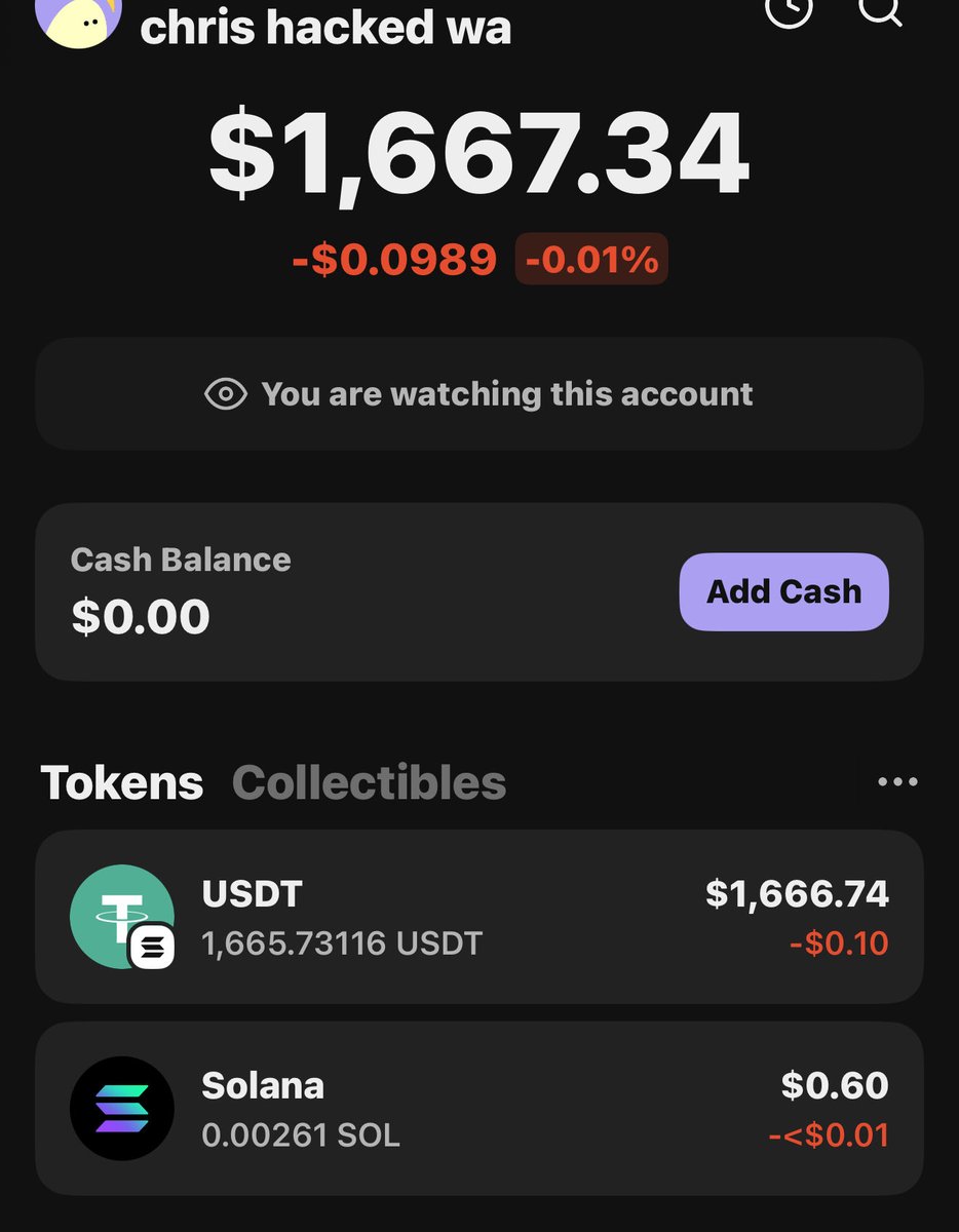 My friend’s wallet was compromised. I wouldn’t exactly call it a hack, it seems more like someone close to him stole his funds right after he claimed and sold his Mira airdrop.

The thief immediately transferred his USDT from his Phantom wallet into a brand-new, empty wallet.