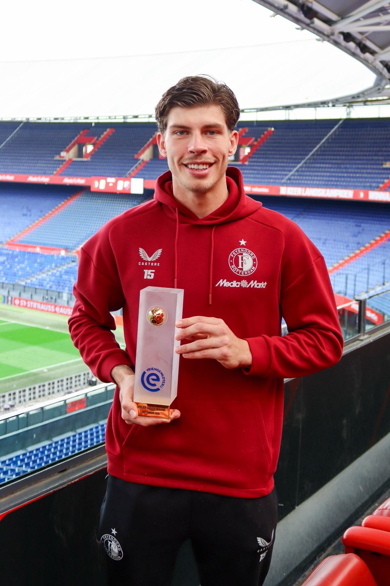 Feyenoord's tweet image. 🏆 @Eredivisie Player of the Month:

Jordan Bos! 🇦🇺