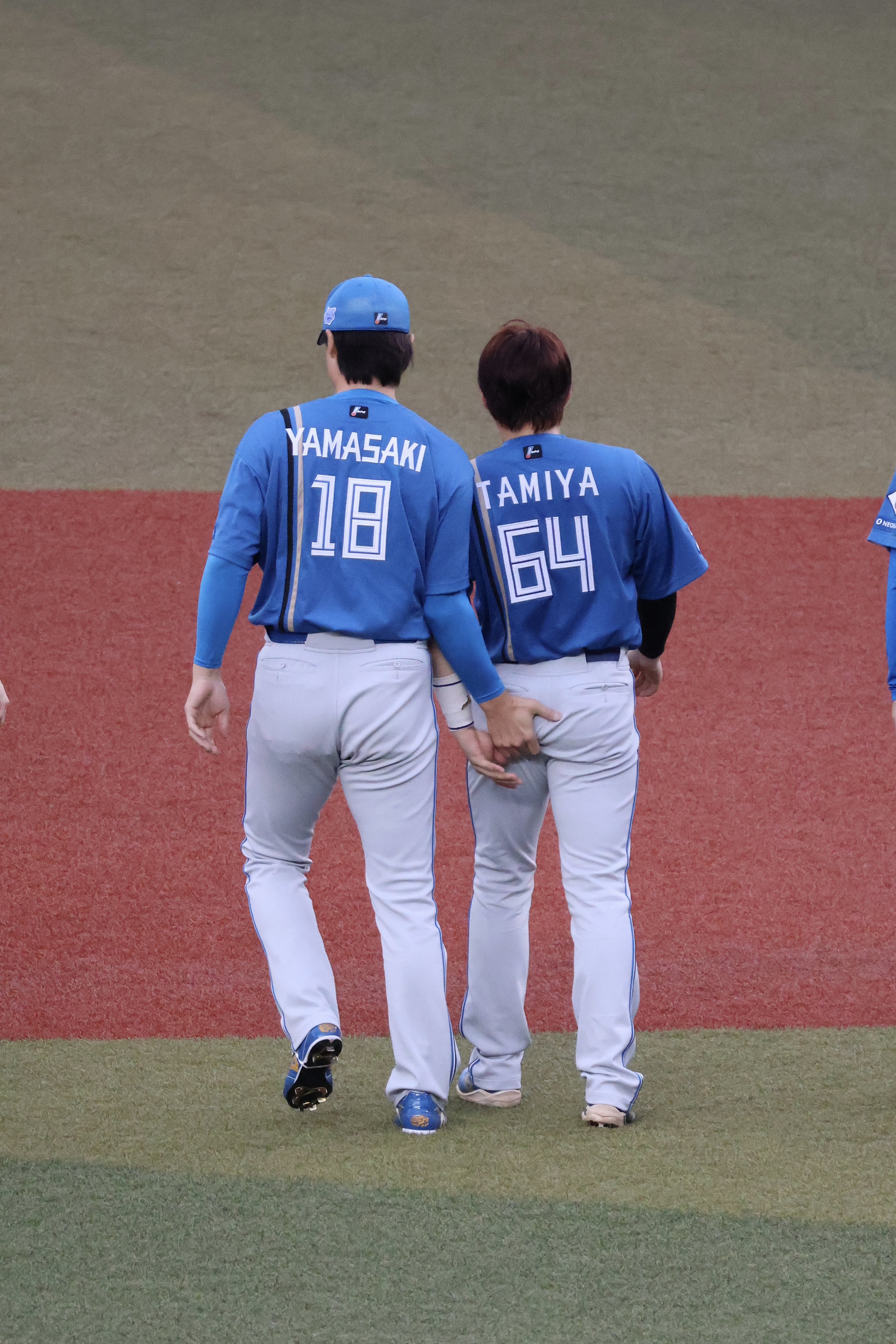 日本ハムファイターズ　田宮裕涼　x 田中正義　ペアクッション 日本ハムファイターズ 田宮裕涼 x 田中正義 ペアクッション