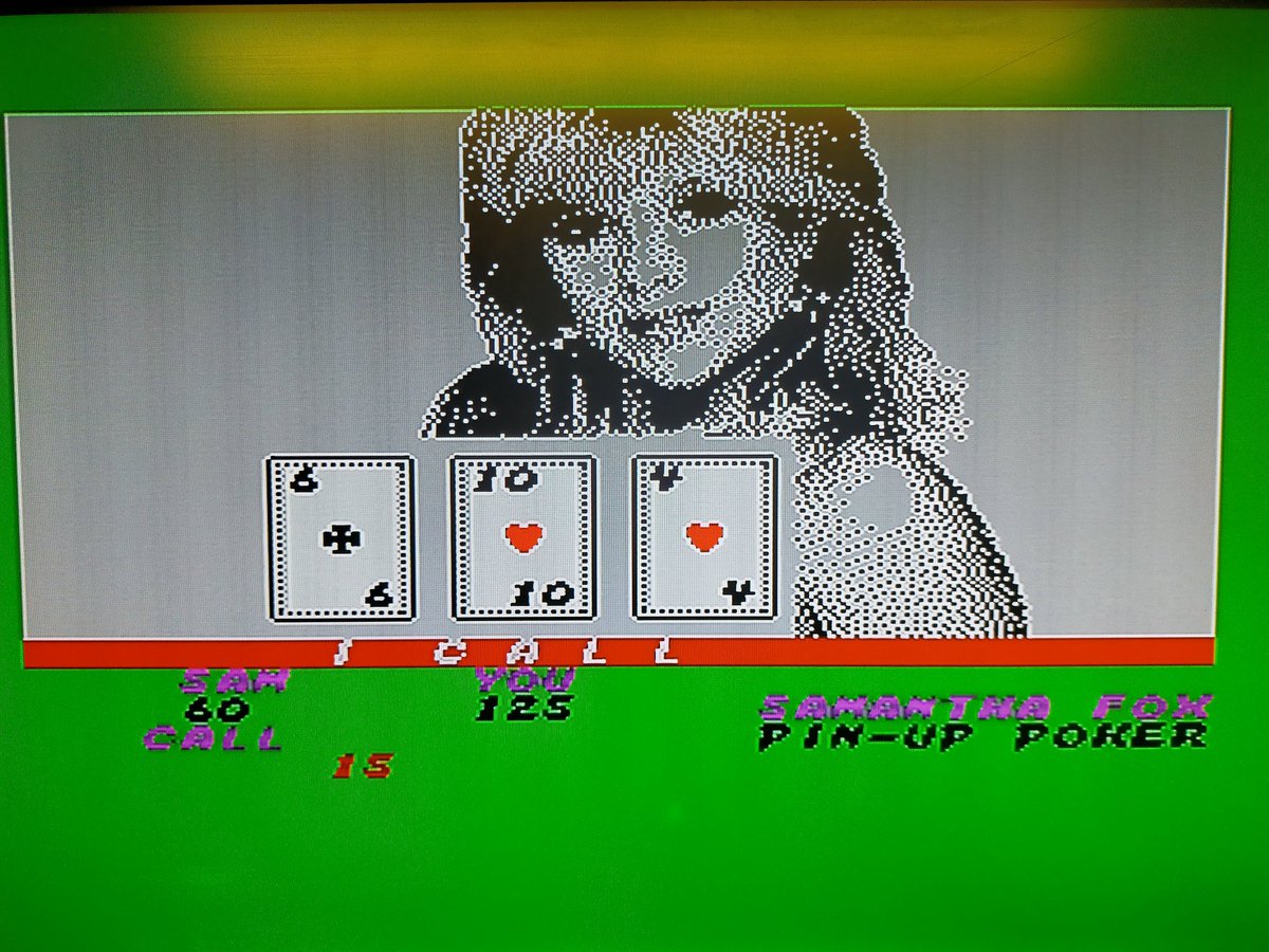 Sam Fox Pin Up Poker 2025 on the #Sinclair #Spectrum converted to physical with custom inlay and cassette label for completion #shareyourgames #retrogames #8bit