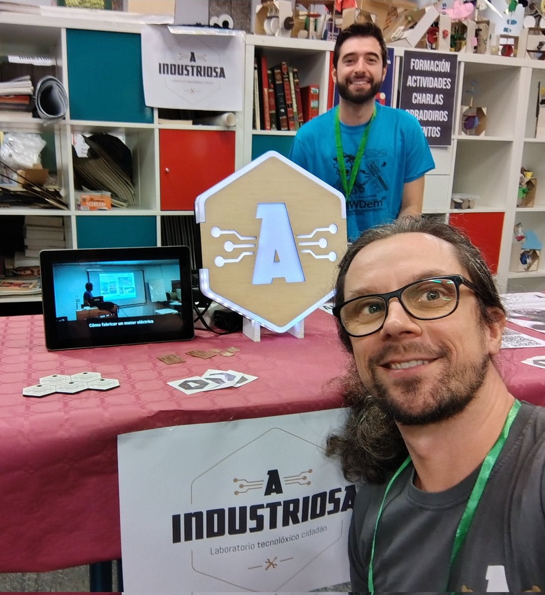 Estamos na #OSHWDem25 <a href="/aindustriosa/">A Industriosa</a>