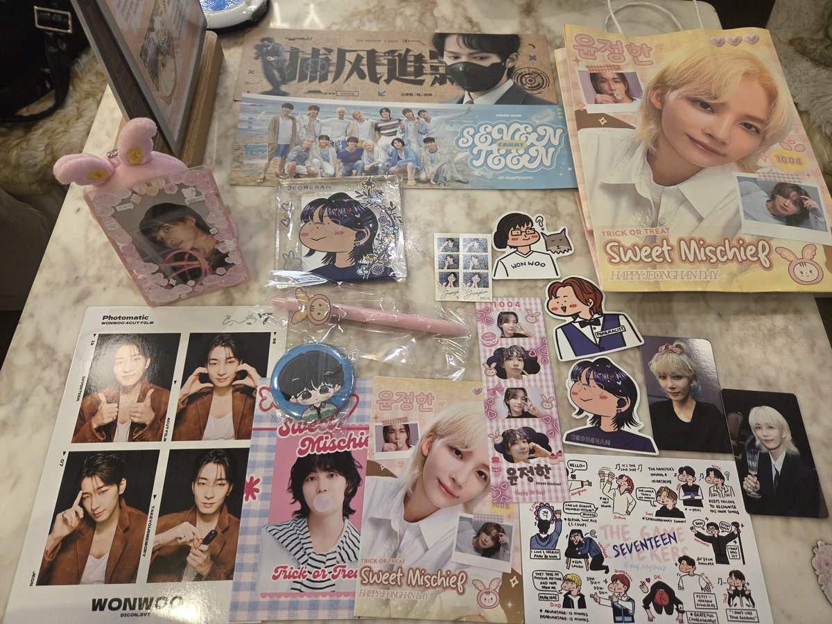 fairyredbean's tweet photo. @bewithyou_SG Thank you for the lovely event 🌸💕

#SweetMischief_1004 #Happy1004 #JeonghanDay #JEONGHAN #정한 https://t.co/GvpBfjQNoq