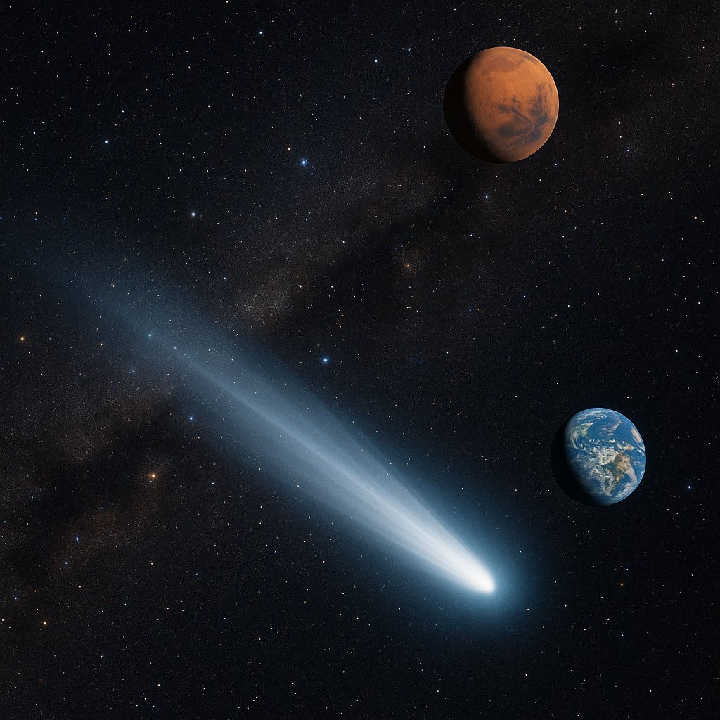 3I/ATLAS (@3iatlas_anomaly) on Twitter photo 🚀 Update on 3I/ATLAS — The Third Interstellar Visitor
1 - CO₂-rich coma revealed — JWST NIRSpec observations show a coma dominated by CO₂, with a CO₂ / H₂O mixing ratio ≈ 8 ± 1 — one of the highest ratios ever seen in a interstellar visitors.
2 - Water / OH emission 🚀 Update on 3I/ATLAS — The Third Interstellar Visitor
1 - CO₂-rich coma revealed — JWST NIRSpec observations show a coma dominated by CO₂, with a CO₂ / H₂O mixing ratio ≈ 8 ± 1 — one of the highest ratios ever seen in a interstellar visitors.
2 - Water / OH emission