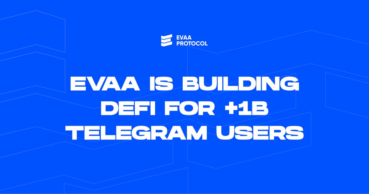 EVAA Is Building DeFi for +1B Telegram Users

TON’s top lending platform is now going DAO-first, inside Telegram!

📊 $1.4B+ processed
 👛 300K+ wallets
 💬 Full DeFi suite inside Mini Apps

Why EVAA matters:
 🔹 Borrow, earn &amp; manage assets in Telegram
 🔹 Audited