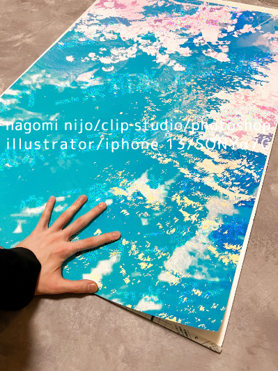 「写真作品 アートボードが欲しくなったので作りました!ボードのサイズ間違えたけど 」|二条/AB-tenのイラスト