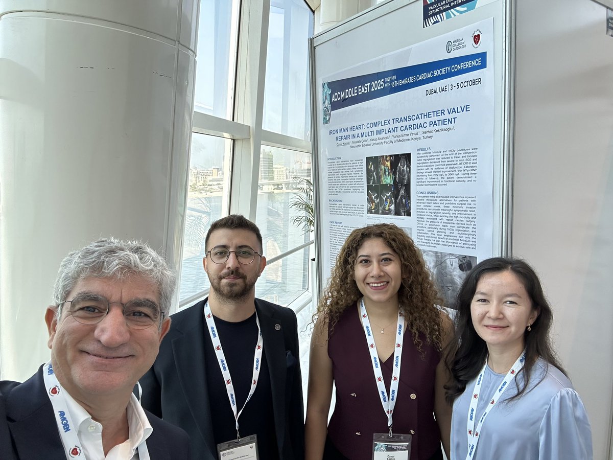 m_degertekin's tweet image. ACC Middle East 2025 in Dubai. Great meeting . Pleasure chairing session about #CTO and Calcifications. I have had an opportunity to see Cardiologist from Turkiye working in Emirates. Young  cardiologist are presenting their cases. @canyucelkarabay #TSC #tkdresmi @taylanakgun